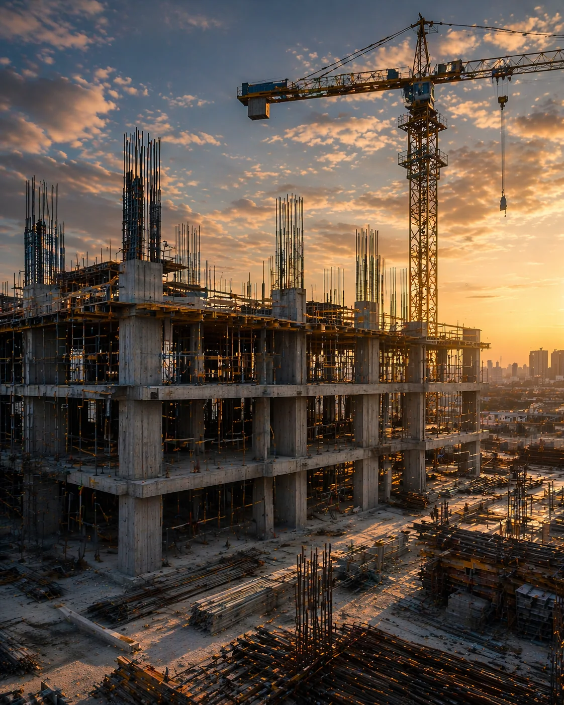 قطاع التشييد والبناء